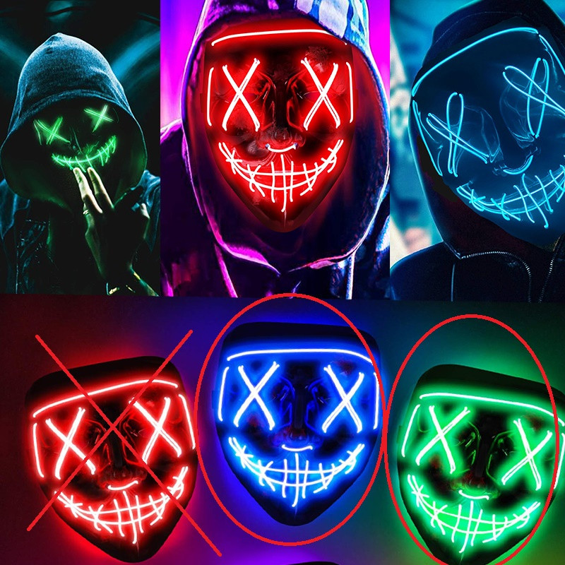 Maska LED party