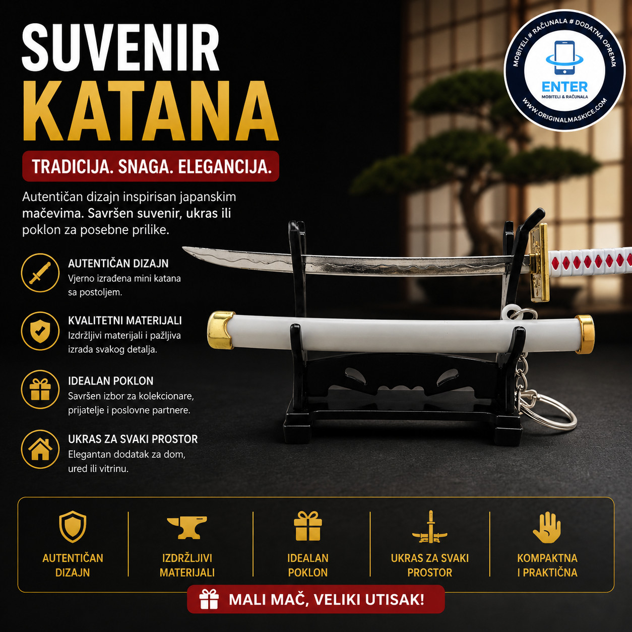 suvenir katana / mač manja