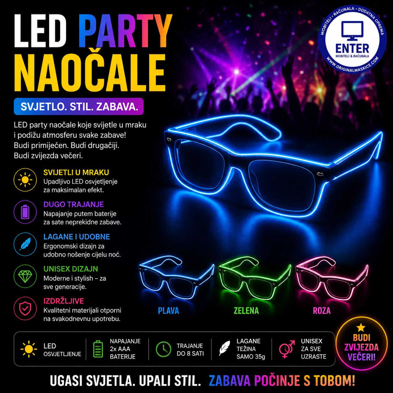 led naocale party