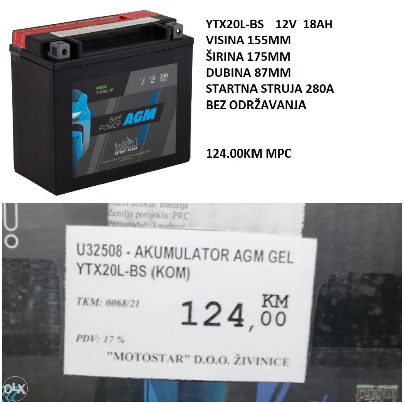 Akumulator Skuter Motor Akumulatori