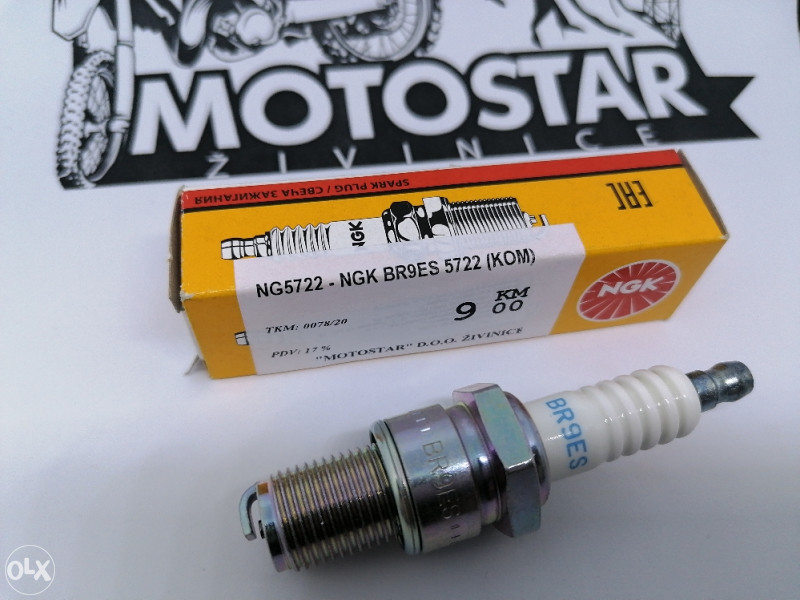 NGK BR9ES SVJEĆICA MOTOR MOTOCIKL ENDURO CROSS