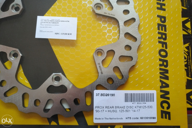 KTM Kocioni Disk Nazubljeni Wawe Prox