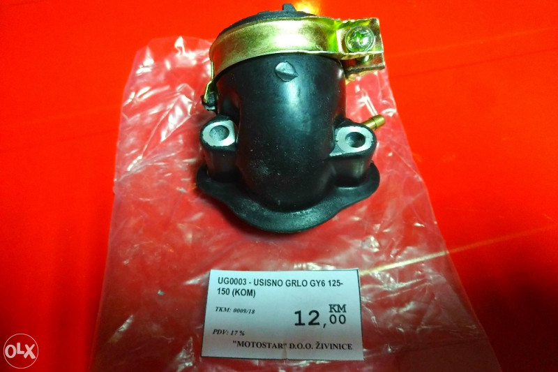 USISNO GRLO PRIRUBNICA KARBURATORA GY6 125 150