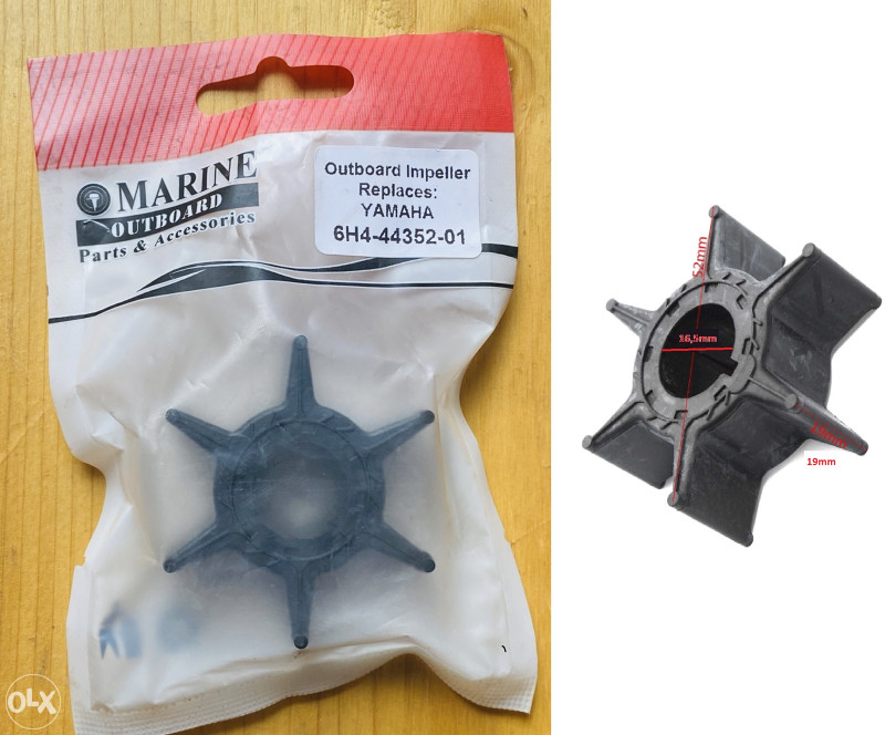Imepeler Yamaha Johnson Mercury Mariner Honda Impeleri