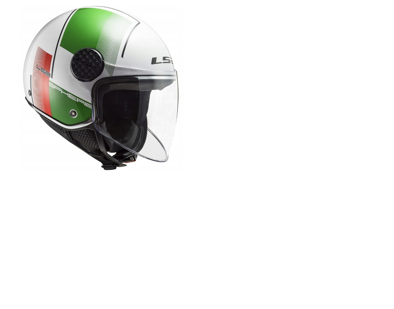 LS2 KACIGA SPHERE LUX WHITE GREEN RED