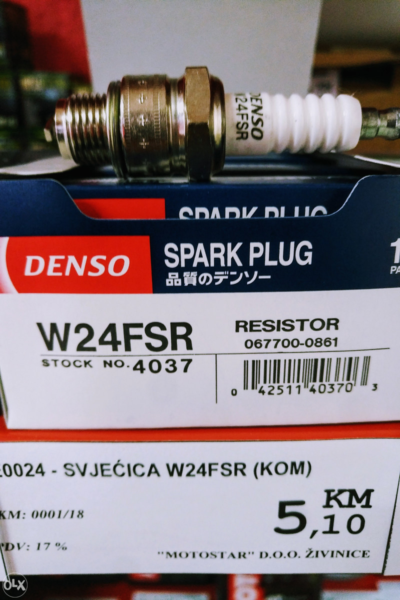 Svjecica Denso W24FSR NGK BR8HS