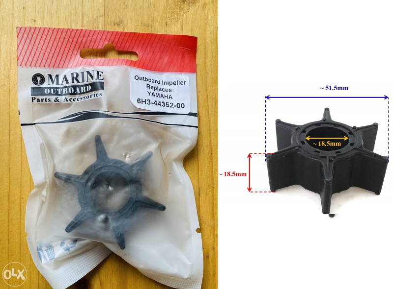Imepeler Yamaha Johnson Mercury Mariner Honda Impeleri
