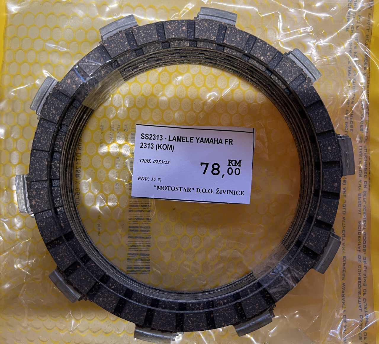 Lamele Yamaha DTR TDR TZR DT 125