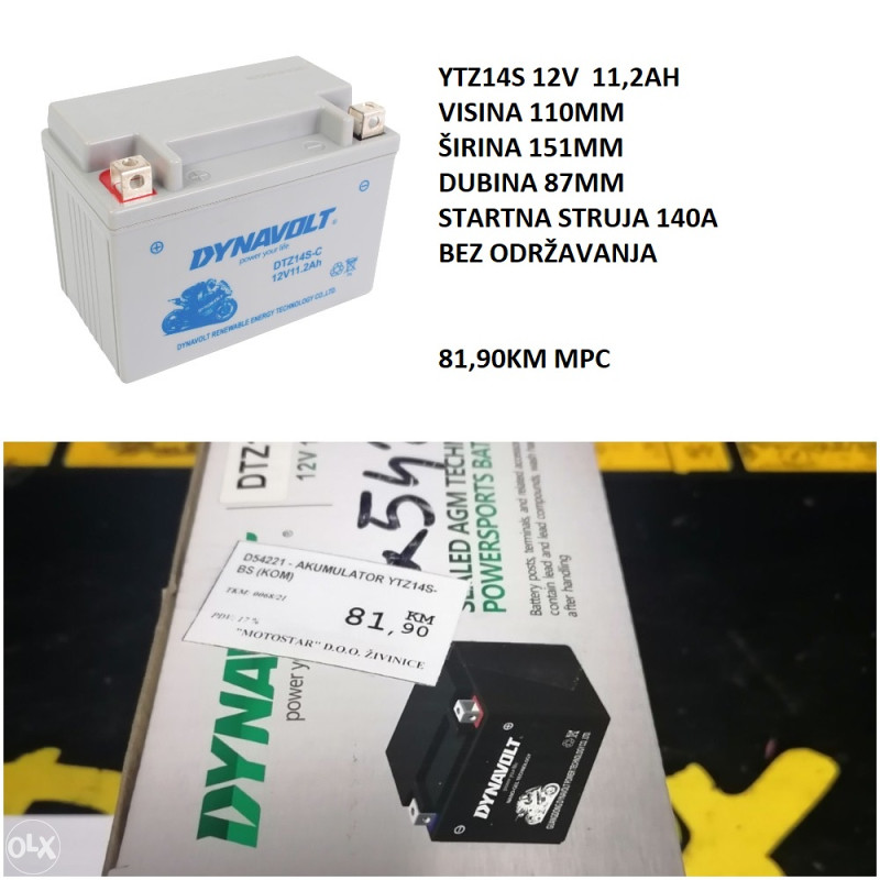 Akumulator Skuter Motor Akumulatori