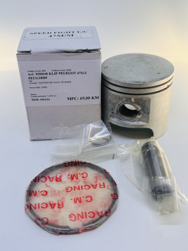 Klip Peugeot 47mm Bolcno 12mm