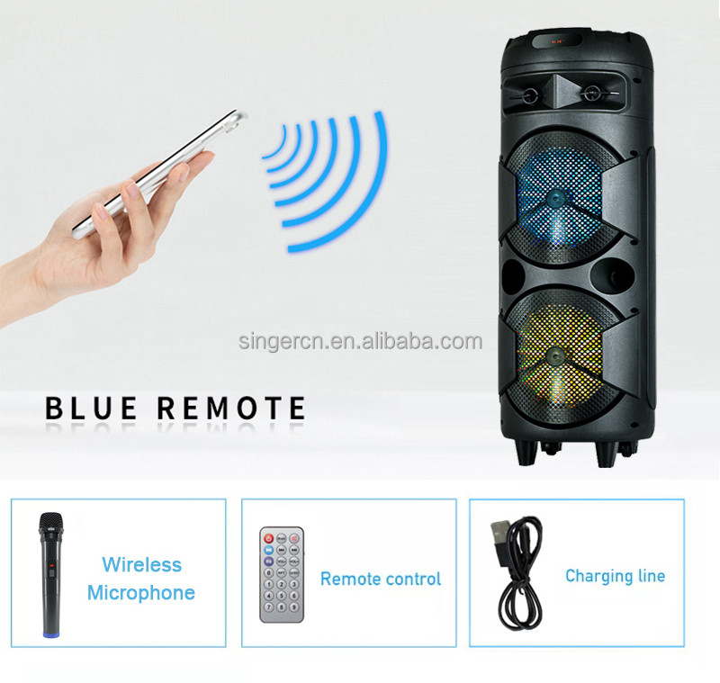 BLUETOOTH ZVUČNIK PARTY 20W 81CM MIKROFON LIGHTSHOW