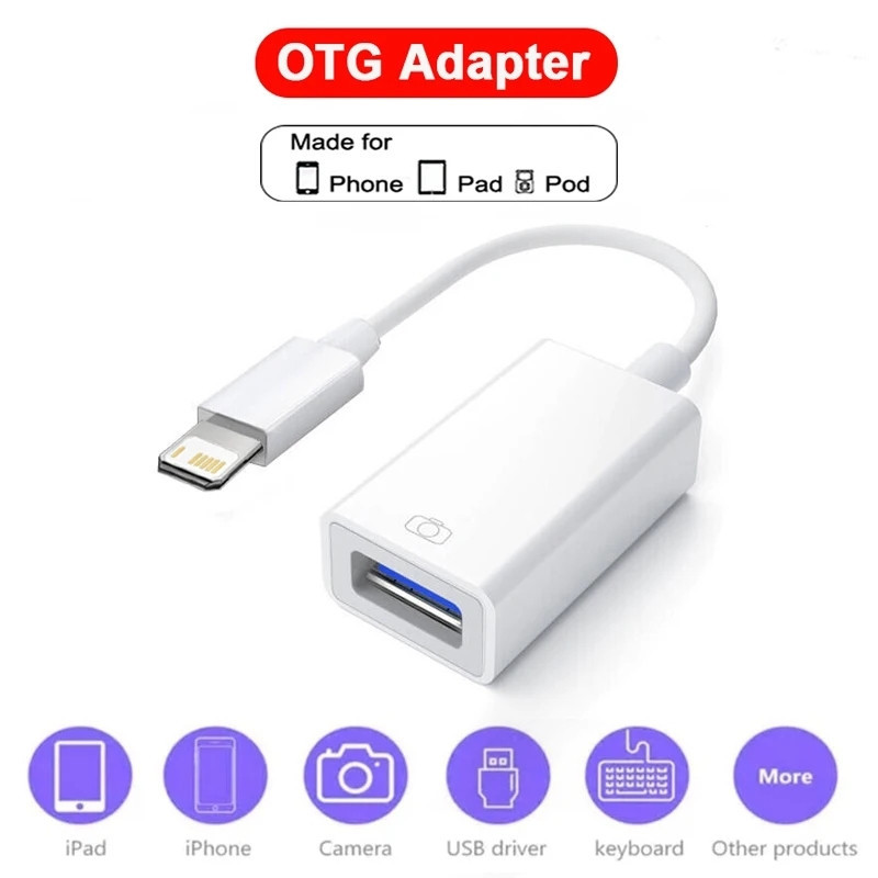 OTG Adapter iPhone Lightning to USB-A