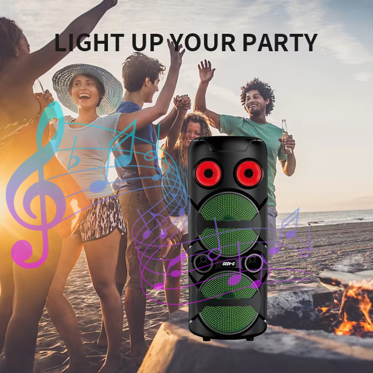 BLUETOOTH ZVUČNIK PARTY BOX GEDI-G GD-2893 25,5X26X63,5 MIKROFON