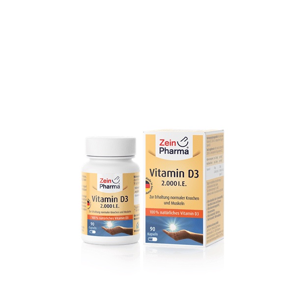 Zein Pharma Vitamin D3 2000IU 90 kapsula
