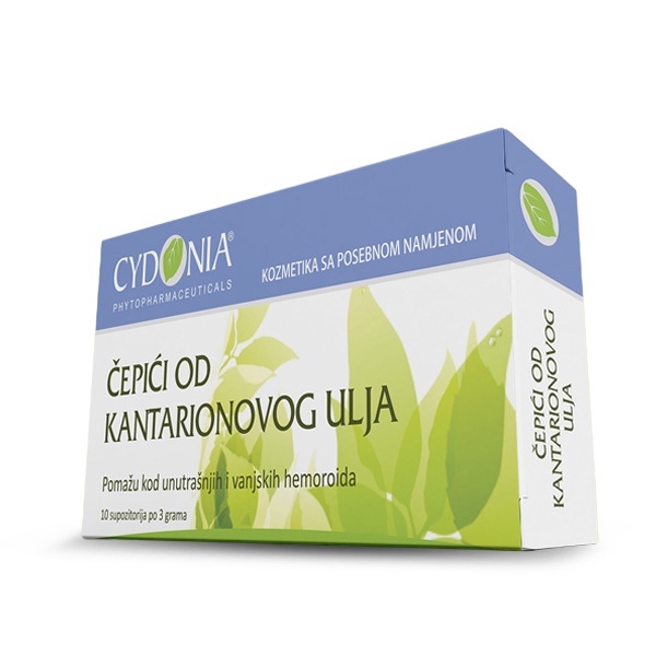 Čepići od kantarionovog ulja Cydonia