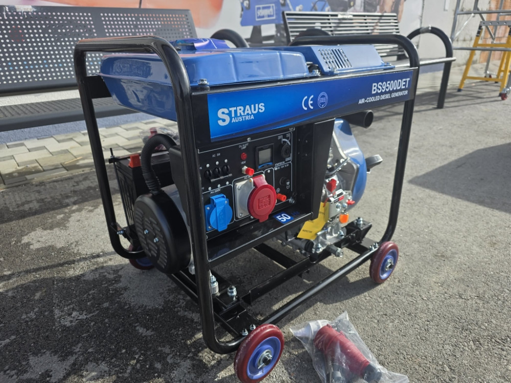AGREGAT ZA STRUJU 7.5KW TROFAZNI DIZEL STRAUS AUSTRIA