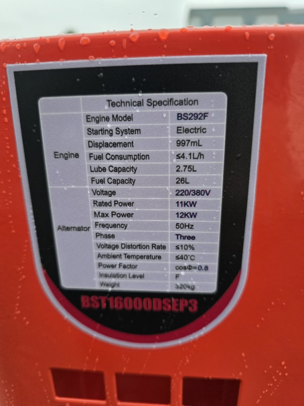 AGREGAT ZA STRUJU BISON GERMANY 12KW DIZEL