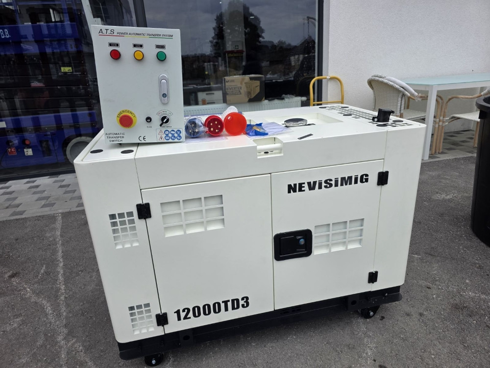 AGREGAT DIZEL 10 KW 10KW 12KVA ATS SILENT GERMANY GARANCIJA