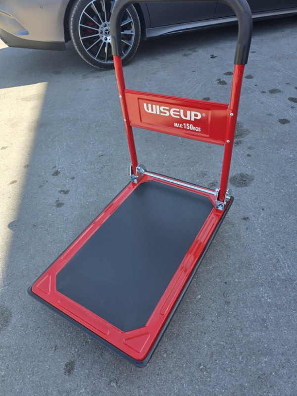 KOLICA ZA PREVOZ PREVLACENJE TERETA PAKETA 150KG 72X46CM WISEUP