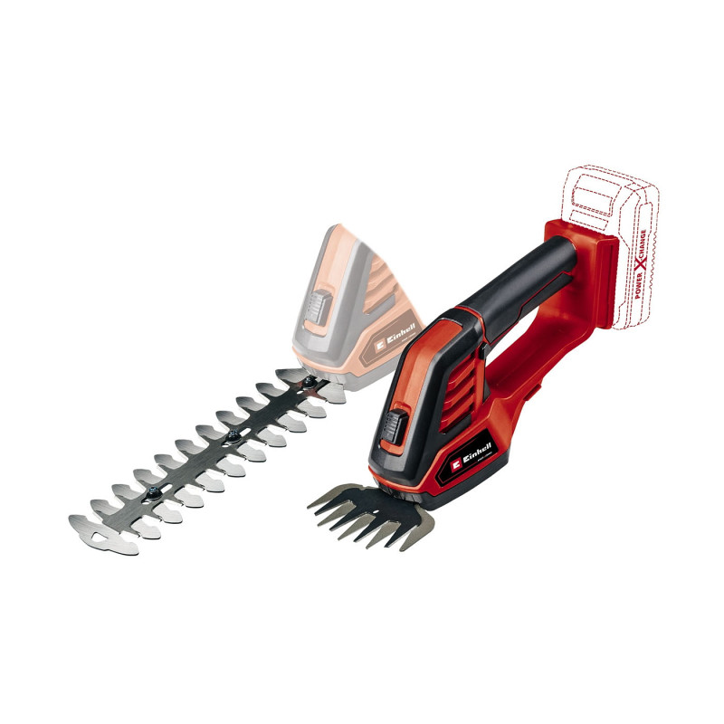 Einhell aku škare za travu i živu ogradu GE-CG 18/100