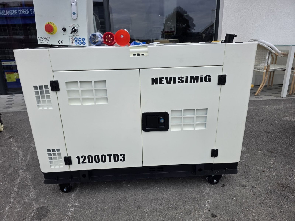 AGREGAT DIZEL 10 KW 10KW 12KVA ATS SILENT GERMANY GARANCIJA