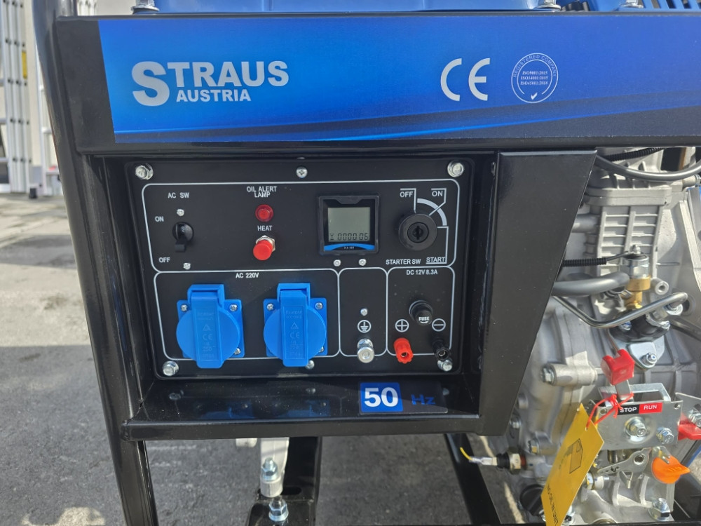 AGREGAT ZA STRUJU 7.5KW MONOFAZNI DIZEL STRAUS AUSTRIA