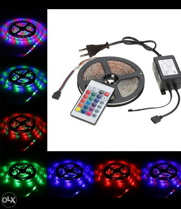RGB TRAKA LED RASVJETA 5M KOPLET SET