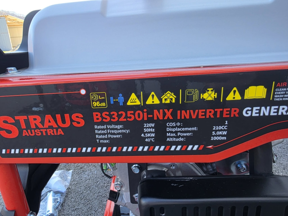 AGREGAT ZA STRUJU INVERTER 5KW STRAUS AUSTRIA