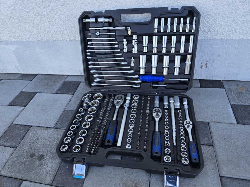 AKCIJA SET ALATA GEDORA KLJUC KLJUCEVI GIDORE 216 PCS