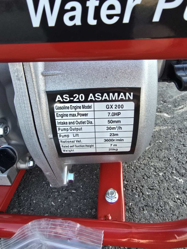 MOTORNA BENZINSKA PUMPA ZA VODU 2 COLA ASAMAN GERMANY 7 KS