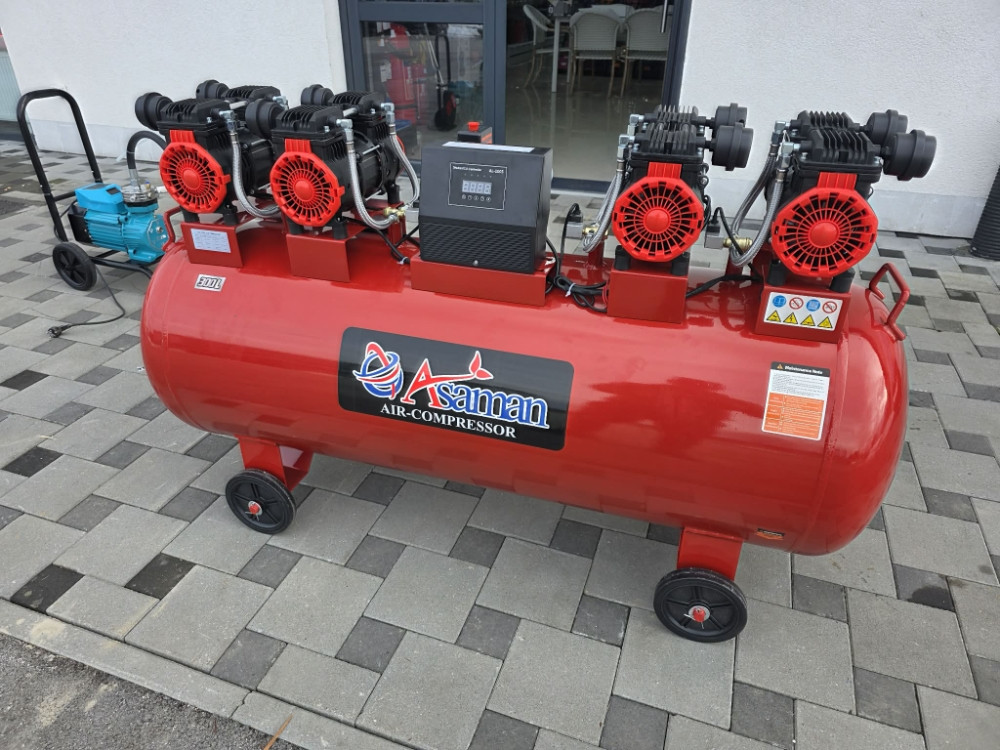 KOMPRESOR ZA ZRAK VAZDUH 300L ASAMAN GERMANY BESUMNI 600L PROTOK