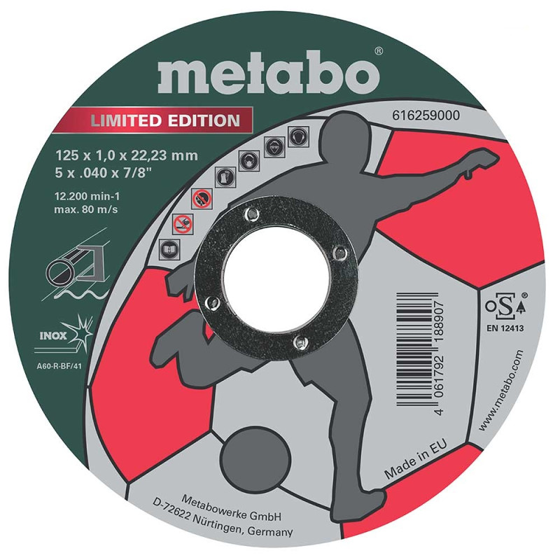 Metabo Rezna Ploča 125x1x22,2mm Inox