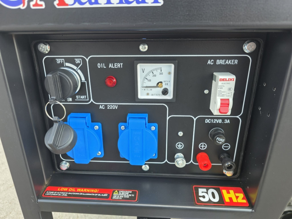 AGREGAT ZA STRUJU ASAMAN MONOFAZNI 4KW DIZEL KLJUC I SPAGA