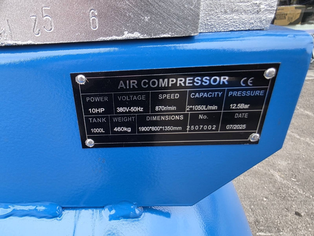 KOMPRESOR ZA ZRAK 2X4 KLIPA 1000L PROTOK 2X1050L 12.5 BARI NEWISI