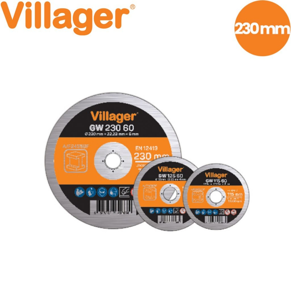 BRUSNA PLOCA VILLAGER 230X6MM
