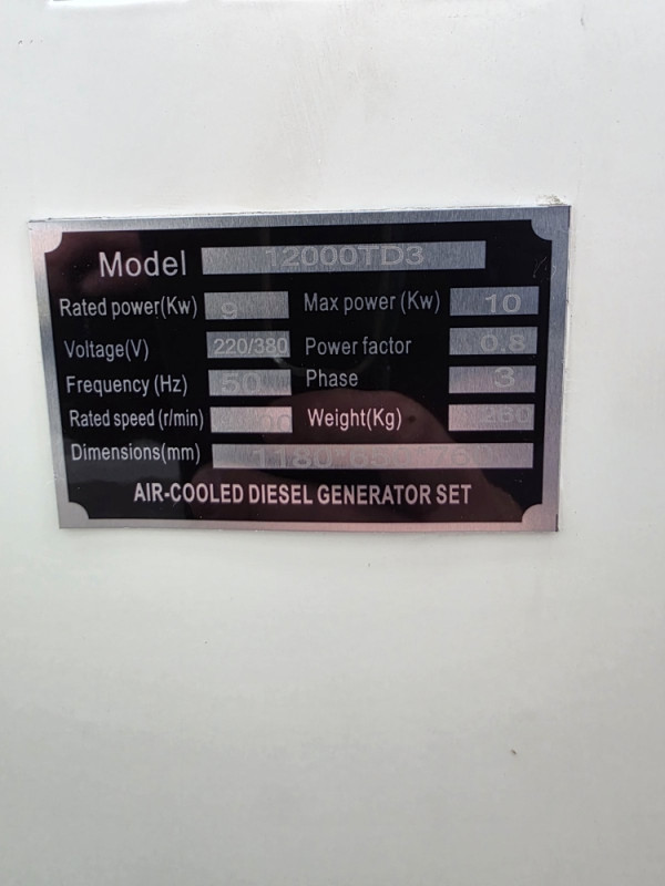 AGREGAT DIZEL 10 KW 10KW 12KVA ATS SILENT GERMANY GARANCIJA