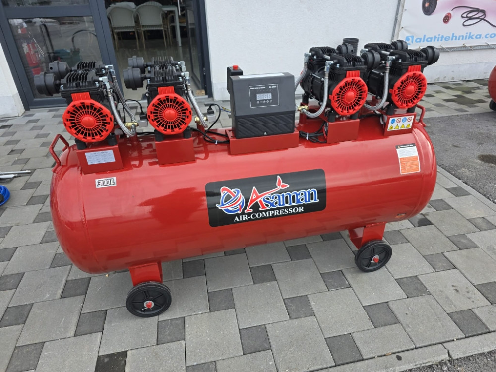KOMPRESOR ZA ZRAK VAZDUH 300L ASAMAN GERMANY BESUMNI 600L PROTOK