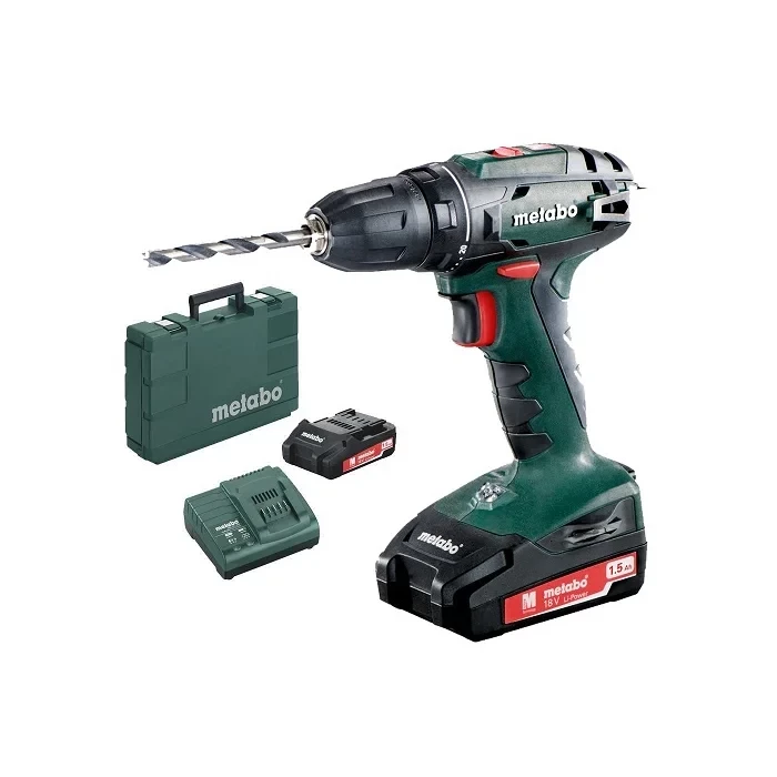 Aku bušilica odvijač BS 18 2 X1.5 AH METABO