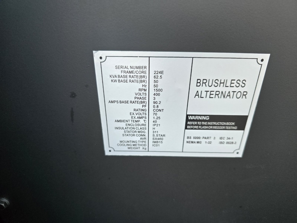 AGREGAT ZA STRUJU SHINEVER GERMANY 50KW/62.5KVA