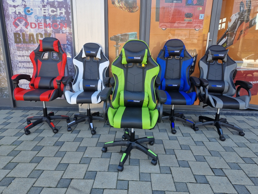 Gejmerska stolica zelena gaming