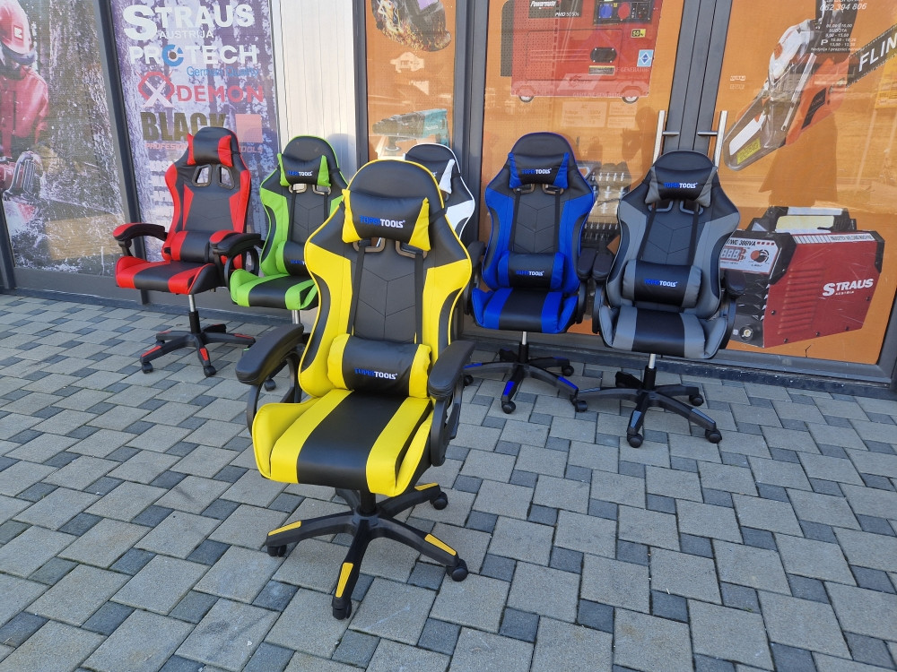 Gejmerska stolica zuta gaming