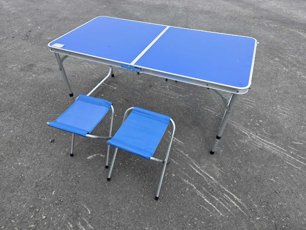 STOL I 4 STOLICA STOLICA SKLOPIVI PIKNIK 120X60 CM
