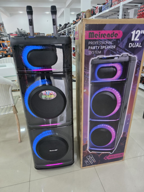 BLUETOOTH ZVUCNIK MEIRENDE MRD-1212K 2 MIKROFONA 2X12INC
