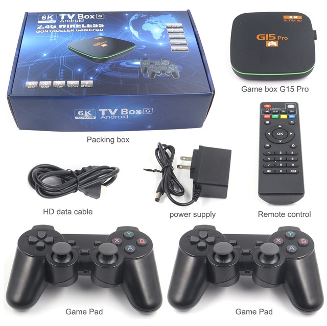 AKCIJA Android tv box 8/128gb i game box 2u1 igre igrice