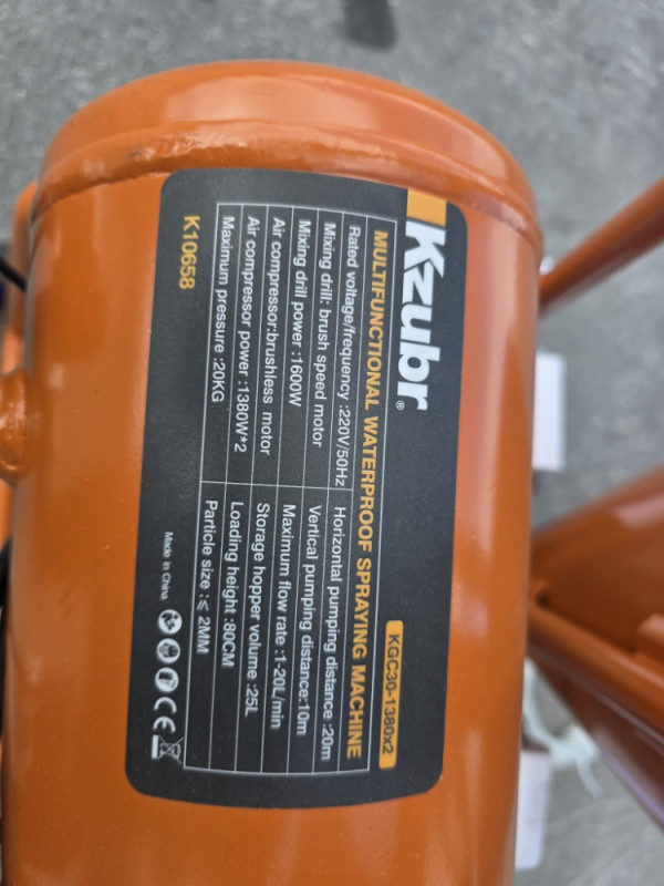 MASINA ZA BACANJE GLET MASE KZUBR KGC30-1380x2 profi