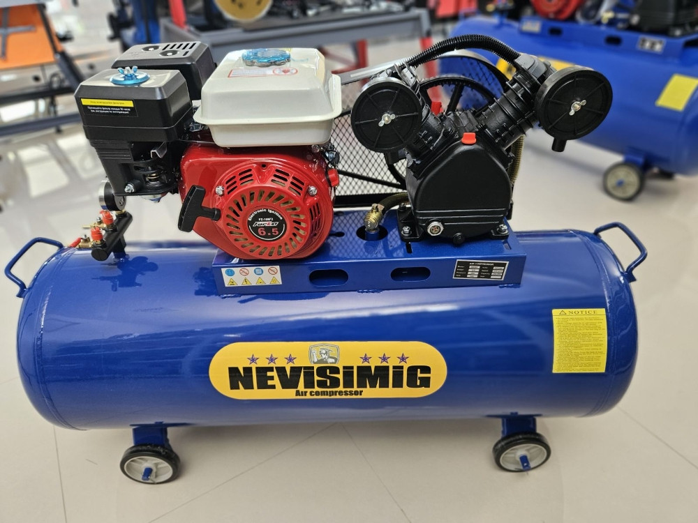 KOMPRESOR MOTORNI NA BENZIN 200L 2X64