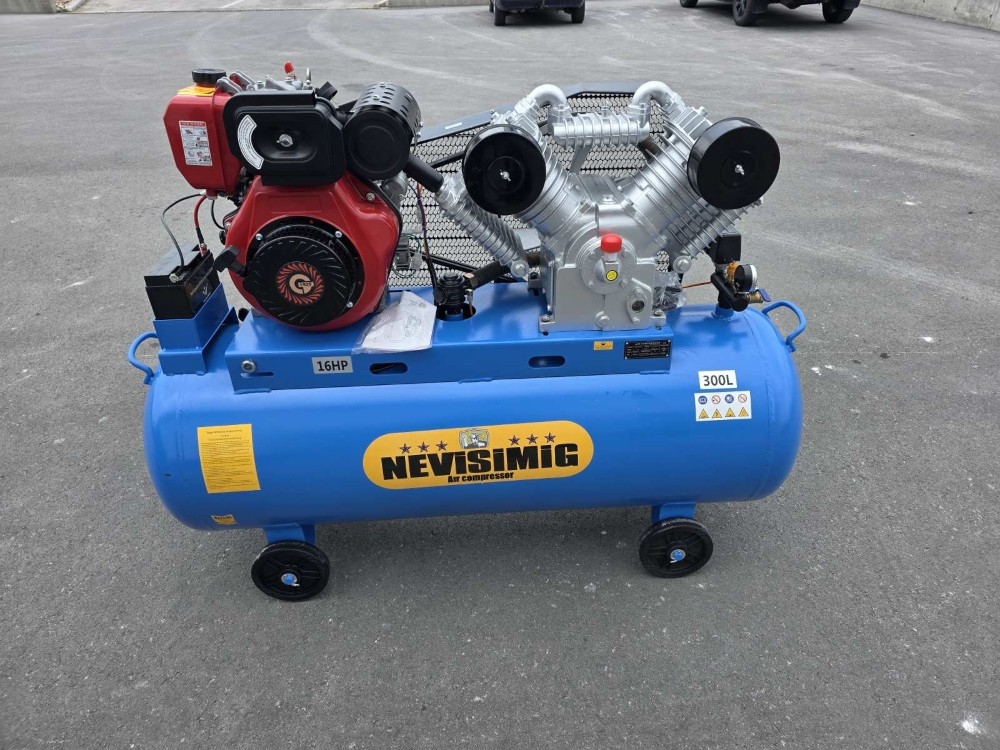 Kompresor dizel 300l elektro start 1050l NEWISIMIG GERMANY