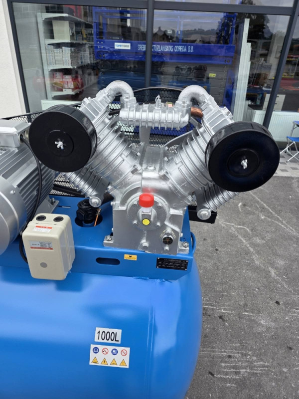 KOMPRESOR ZA ZRAK 2X4 KLIPA 1000L PROTOK 2X1050L 12.5 BARI NEWISI