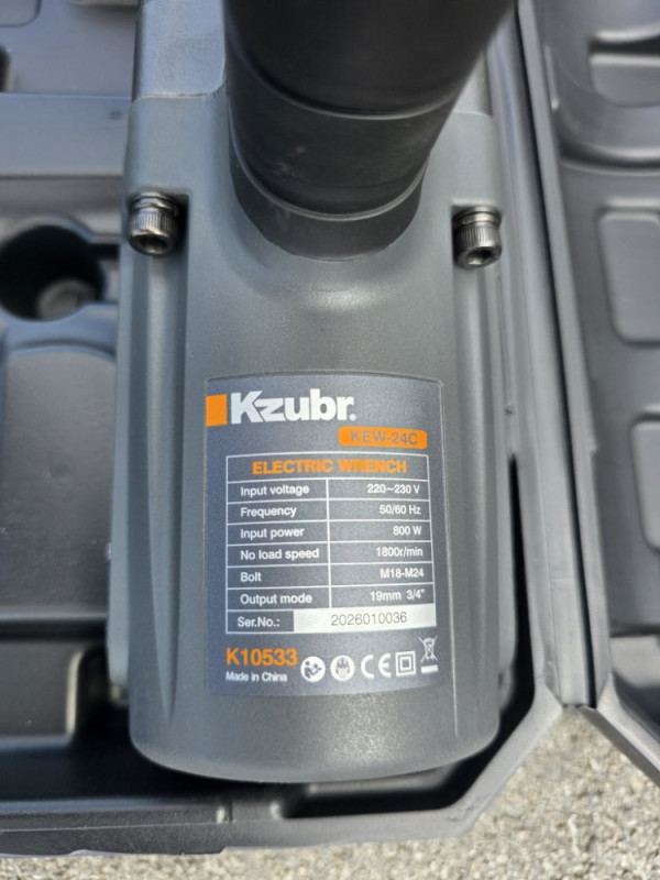 ELEKTRICNI UDARNI ODVIJAC PISTOLJ KZUBR KEW-24C 3/4