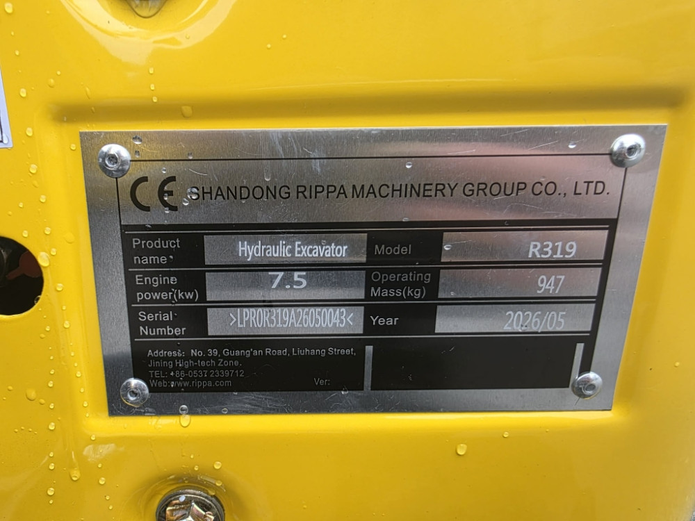 BAGER RIPPA ROVOKOPAC R319 DIZEL 1000KG 1T